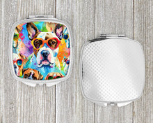 Load image into Gallery viewer, Boxer Hippie Dawg Compact Mirror – Stylish Purse Mirror with Artistic Covers