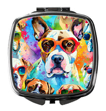 Load image into Gallery viewer, Boxer Hippie Dawg Compact Mirror – Stylish Purse Mirror with Artistic Covers