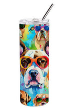 Load image into Gallery viewer, Boxer Hippie Dawg Stainless Steel Skinny Tumbler