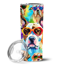 Load image into Gallery viewer, Boxer Hippie Dawg Stainless Steel Skinny Tumbler