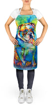 Load image into Gallery viewer, English Bulldog Hippie Dawg Apron – Artist-Designed Kitchen, BBQ &amp; Craft Apron