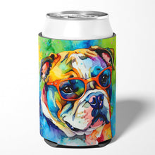 Load image into Gallery viewer, English Bulldog Hippie Dawg Can or Bottle Hugger