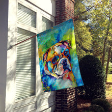 Load image into Gallery viewer, English Bulldog Hippie Dawg House Flag
