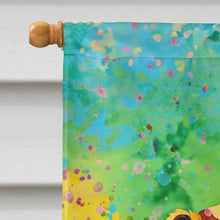 Load image into Gallery viewer, English Bulldog Hippie Dawg House Flag