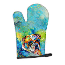 Load image into Gallery viewer, English Bulldog Hippie Dawg Oven Mitt