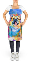 Load image into Gallery viewer, English Bulldog Hippie Dawg Apron – Artist-Designed Kitchen, BBQ &amp; Craft Apron