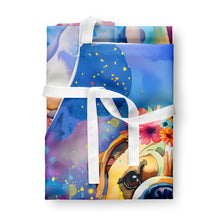 Load image into Gallery viewer, English Bulldog Hippie Dawg Apron – Artist-Designed Kitchen, BBQ &amp; Craft Apron