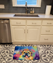 Load image into Gallery viewer, English Bulldog Hippie Dawg Memory Foam Kitchen Mat