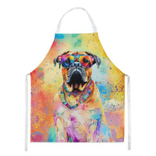 Load image into Gallery viewer, Bullmastiff Hippie Dawg Apron – Artist-Designed Kitchen, BBQ &amp; Craft Apron