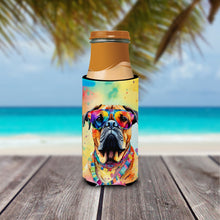 Load image into Gallery viewer, Bullmastiff Hippie Dawg Slim Can Huggers – Fun, Functional Drink Coolers for Every Occasion