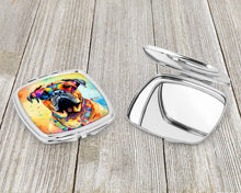 Load image into Gallery viewer, Bullmastiff Hippie Dawg Compact Mirror – Stylish Purse Mirror with Artistic Covers
