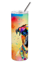 Load image into Gallery viewer, Bullmastiff Hippie Dawg Stainless Steel Skinny Tumbler