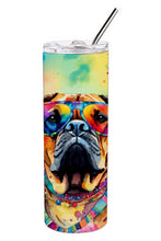 Load image into Gallery viewer, Bullmastiff Hippie Dawg Stainless Steel Skinny Tumbler