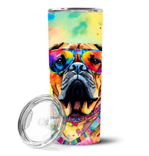 Load image into Gallery viewer, Bullmastiff Hippie Dawg Stainless Steel Skinny Tumbler