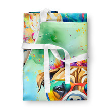 Load image into Gallery viewer, Bullmastiff Hippie Dawg Apron – Artist-Designed Kitchen, BBQ &amp; Craft Apron