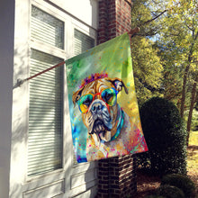 Load image into Gallery viewer, Bullmastiff Hippie Dawg House Flag