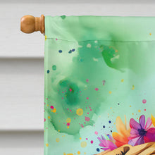 Load image into Gallery viewer, Bullmastiff Hippie Dawg House Flag
