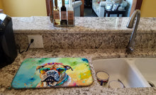 Load image into Gallery viewer, Bullmastiff Hippie Dawg Dish Drying Mat