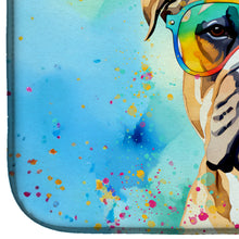 Load image into Gallery viewer, Bullmastiff Hippie Dawg Dish Drying Mat