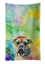 Load image into Gallery viewer, Bullmastiff Hippie Dawg Kitchen Towel