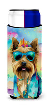 Load image into Gallery viewer, Cairn Terrier Hippie Dawg Slim Can Huggers – Fun, Functional Drink Coolers for Every Occasion