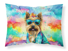 Load image into Gallery viewer, Cairn Terrier Hippie Dawg Standard Pillowcase – Artistic Decorative Front, White Back