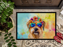 Load image into Gallery viewer, Cairn Terrier Hippie Dawg Doormat - 24x36 Decorative Floor Mat – Indoor/Outdoor Rug with Artistic Flair