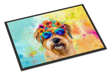Load image into Gallery viewer, Cairn Terrier Hippie Dawg Doormat - 24x36 Decorative Floor Mat – Indoor/Outdoor Rug with Artistic Flair