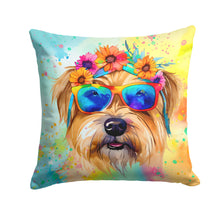 Load image into Gallery viewer, Cairn Terrier Hippie Dawg Fabric Decorative Pillow