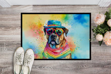 Load image into Gallery viewer, Cane Corso Hippie Dawg Doormat - 24x36 Decorative Floor Mat – Indoor/Outdoor Rug with Artistic Flair