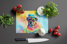 Load image into Gallery viewer, Cane Corso Hippie Dawg Glass Cutting Boards – Durable, Decorative Kitchen Art Large