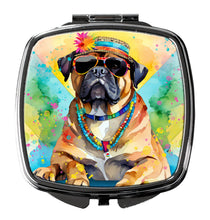 Load image into Gallery viewer, Cane Corso Hippie Dawg Compact Mirror – Stylish Purse Mirror with Artistic Covers