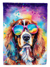 Load image into Gallery viewer, Cavalier Spaniel Hippie Dawg House Flag