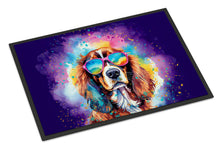 Load image into Gallery viewer, Cavalier Spaniel Hippie Dawg Doormat - 18X27 Indoor / Outdoor Rug | Made in USA