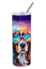 Load image into Gallery viewer, Cavalier Spaniel Hippie Dawg Stainless Steel Skinny Tumbler