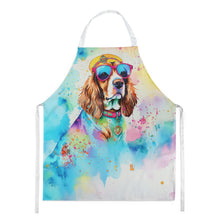 Load image into Gallery viewer, Cavalier Spaniel Hippie Dawg Apron – Artist-Designed Kitchen, BBQ &amp; Craft Apron