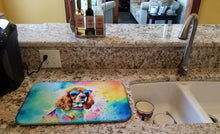 Load image into Gallery viewer, Cavalier Spaniel Hippie Dawg Dish Drying Mat