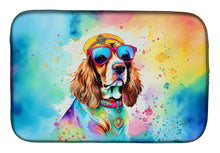 Load image into Gallery viewer, Cavalier Spaniel Hippie Dawg Dish Drying Mat