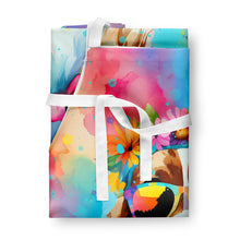 Load image into Gallery viewer, Cavalier Spaniel Hippie Dawg Apron – Artist-Designed Kitchen, BBQ &amp; Craft Apron