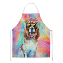 Load image into Gallery viewer, Cavalier Spaniel Hippie Dawg Apron – Artist-Designed Kitchen, BBQ &amp; Craft Apron