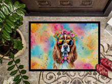 Load image into Gallery viewer, Cavalier Spaniel Hippie Dawg Doormat - 18X27 Indoor / Outdoor Rug | Made in USA