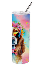Load image into Gallery viewer, Cavalier Spaniel Hippie Dawg Stainless Steel Skinny Tumbler
