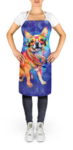 Load image into Gallery viewer, Chihuahua Hippie Dawg Apron – Artist-Designed Kitchen, BBQ &amp; Craft Apron