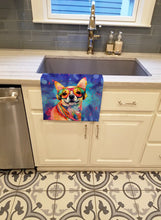 Load image into Gallery viewer, Chihuahua Hippie Dawg Kitchen Towel