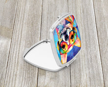 Load image into Gallery viewer, Chihuahua Hippie Dawg Compact Mirror – Stylish Purse Mirror with Artistic Covers