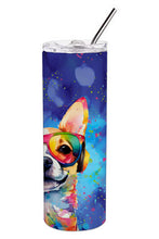 Load image into Gallery viewer, Chihuahua Hippie Dawg Stainless Steel Skinny Tumbler