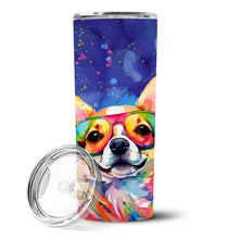 Load image into Gallery viewer, Chihuahua Hippie Dawg Stainless Steel Skinny Tumbler