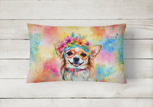 Load image into Gallery viewer, Chihuahua Hippie Dawg Fabric Decorative Pillow