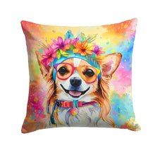 Load image into Gallery viewer, Chihuahua Hippie Dawg Fabric Decorative Pillow