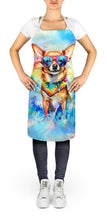 Load image into Gallery viewer, Chihuahua Hippie Dawg Apron – Artist-Designed Kitchen, BBQ &amp; Craft Apron